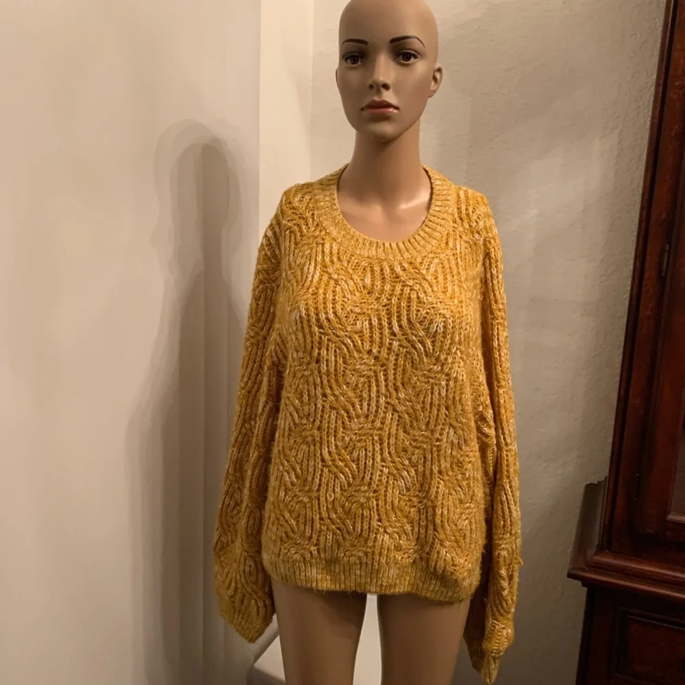 TOPSHOP YELLOW KNIT SWEATER - Picture 7 of 13